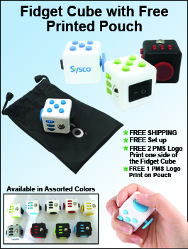 Fidget Cube with Free Printed Pouch